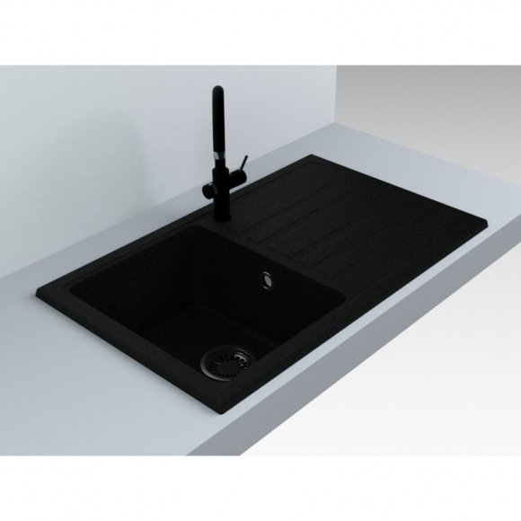 Кухонная мойка  MIRAGGIO Versal Black  (00211307)