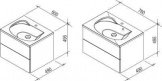Комплект мебели Ravak Rosa 600 белый/береза (SLN000052) 183912