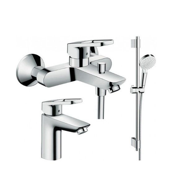 Набор смесителей для ванны Hansgrohe Logis Loop хром (1062017) фото