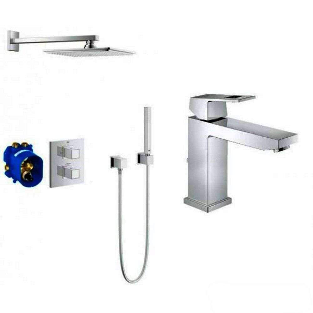 Набор смесителей для ванны и умывальника Grohe Grohtherm (345234) фото