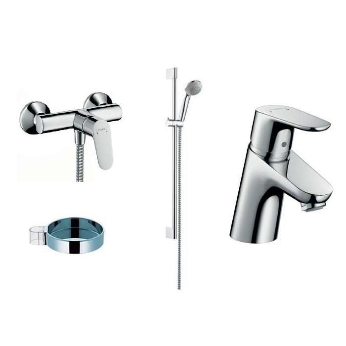 Набор смесителей для ванны Hansgrohe Focus E2 31730+31960+27763+28678 (31933000) фото