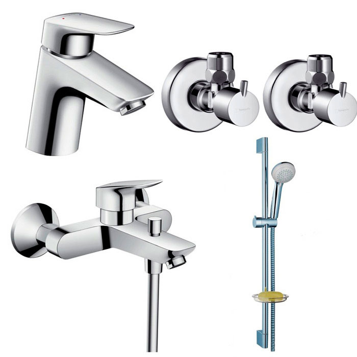 Набор смесителей для ванны Hansgrohe Logis 70 4в1 (710714411N) фото