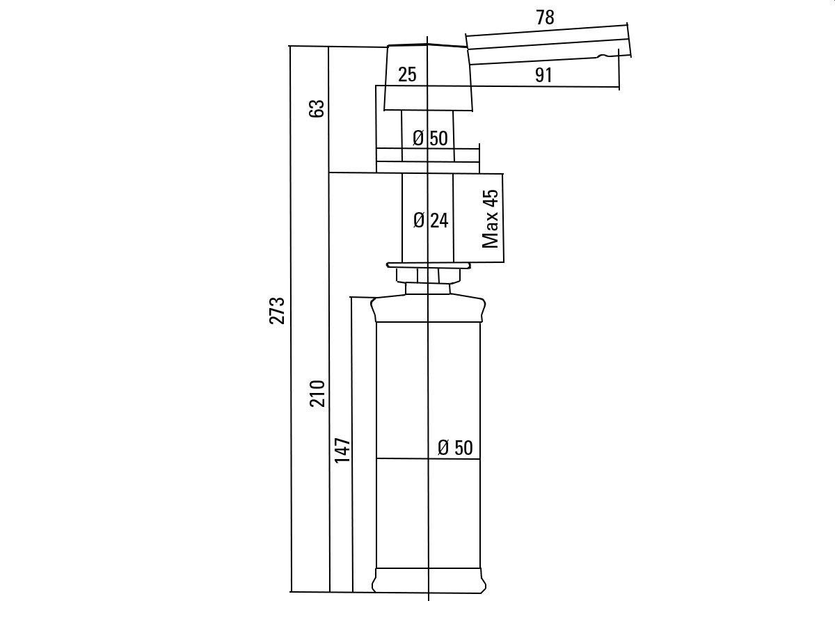 Дозатор жидкого мыла Villeroy&Boch (923600LE) 2-58401 Дозатор жидкого мыла Villeroy&Boch (923600LE) 2-58401