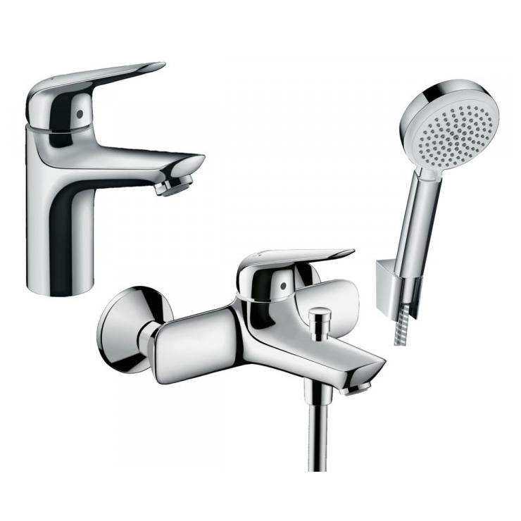 Набор смесителей для ванны Hansgrohe Novus 100 3в1 (710342663) фото