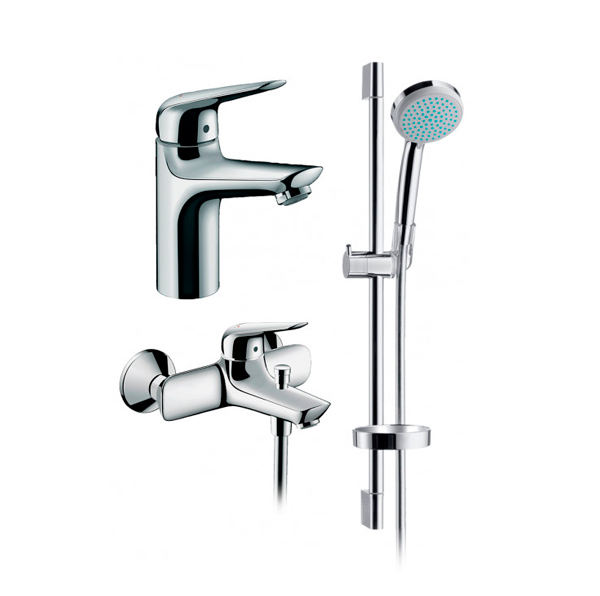 Набор смесителей для ванны Hansgrohe Novus 100 3в1 (710342773) фото
