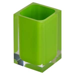 Стакан для зубных щеток Ridder Colours зеленый (222801.05) фото