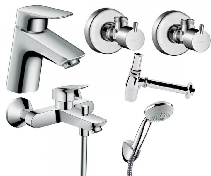Набор смесителей для душа Hansgrohe Logis 70 5в1 (710716511N) фото