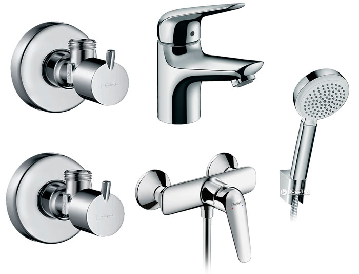 Набор смесителей для душа Hansgrohe Novus 70 4в1 (710262664) фото
