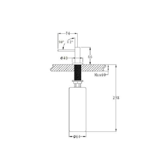Дозатор для жидких моющих средств Franke SDR Хром 500 мл (119.0287.540)