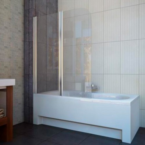 Шторка для ванны Koller Pool QP95 115 см левая Chrome-Clear (QP95r) фото