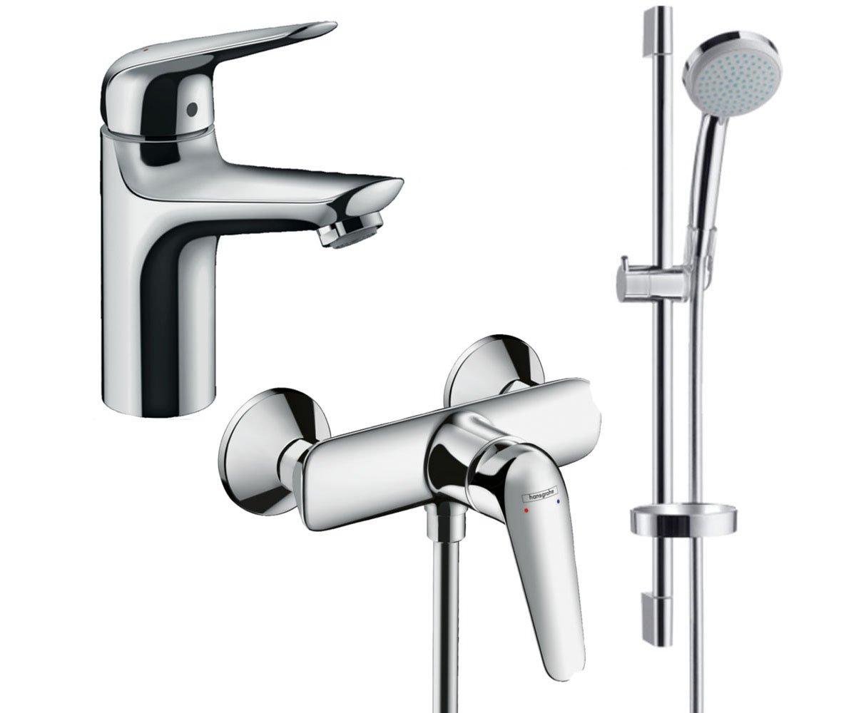 Набор смесителей для душа Hansgrohe Novus 100 3в1 (710362773) фото