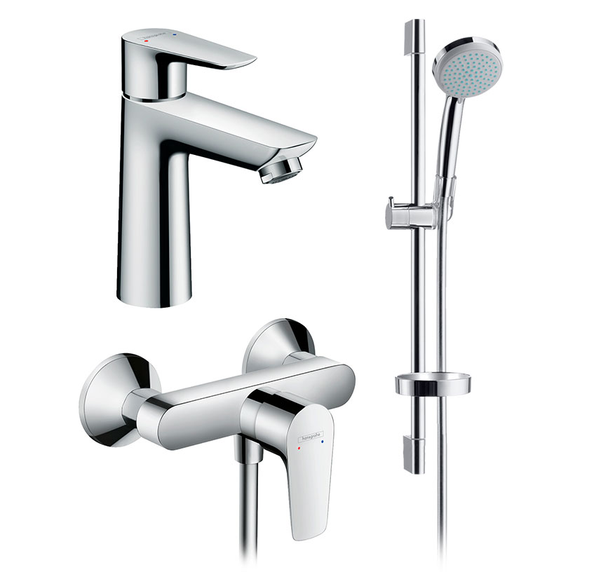 Набор смесителей для душа Hansgrohe Talis E 3в1 (71762773) фото
