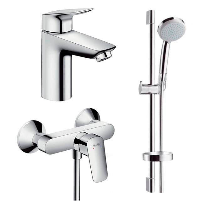 Набор смесителей для душа Hansgrohe Logis 100 3в1 (711716311) фото