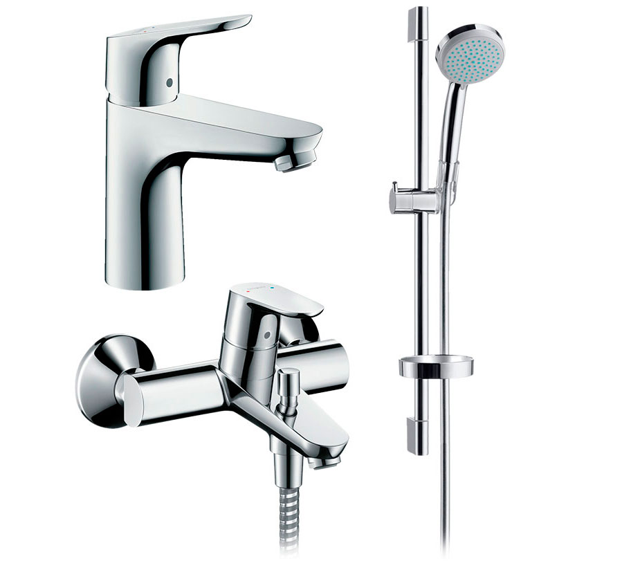 Набор смесителей для ванны Hansgrohe Focus 3в1 (31642773) фото