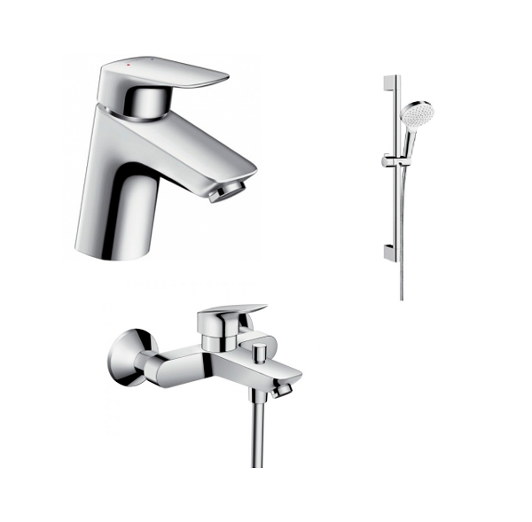 Набор смесителей для ванны Hansgrohe Logis 70 3в1 (710714311N) фото