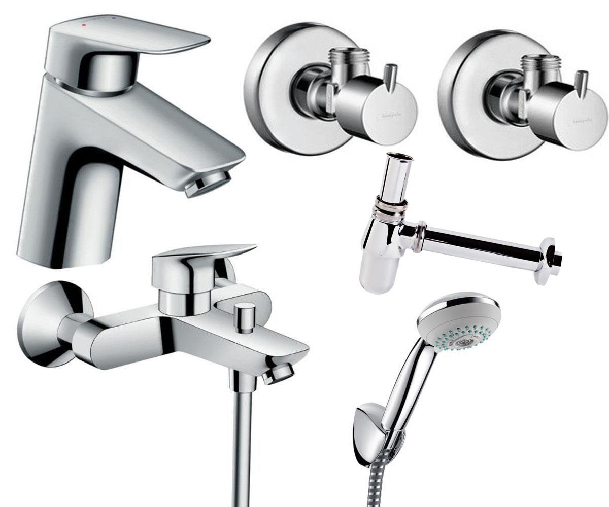 Набор смесителей для ванны Hansgrohe Logis 70 5в1 (710714510N) фото