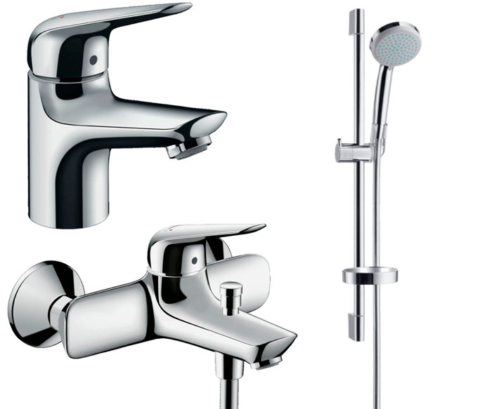 Набор смесителей для ванны Hansgrohe Novus 70 3в1 (710242773) фото