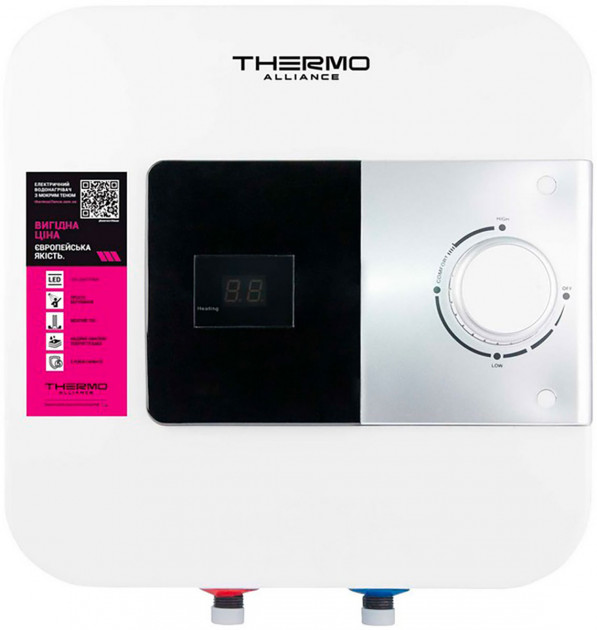 Водонагреватель Thermo Alliance 10 л над мойкой, мокрый ТЭН 1,5 кВт (SF10X15N) фото