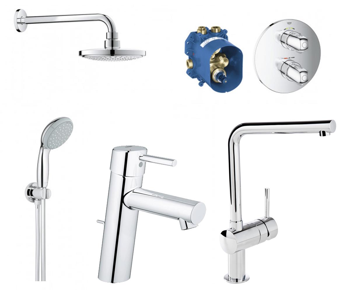 Набор смесителей для душа Grohe Grohtherm 1000 (346313) фото