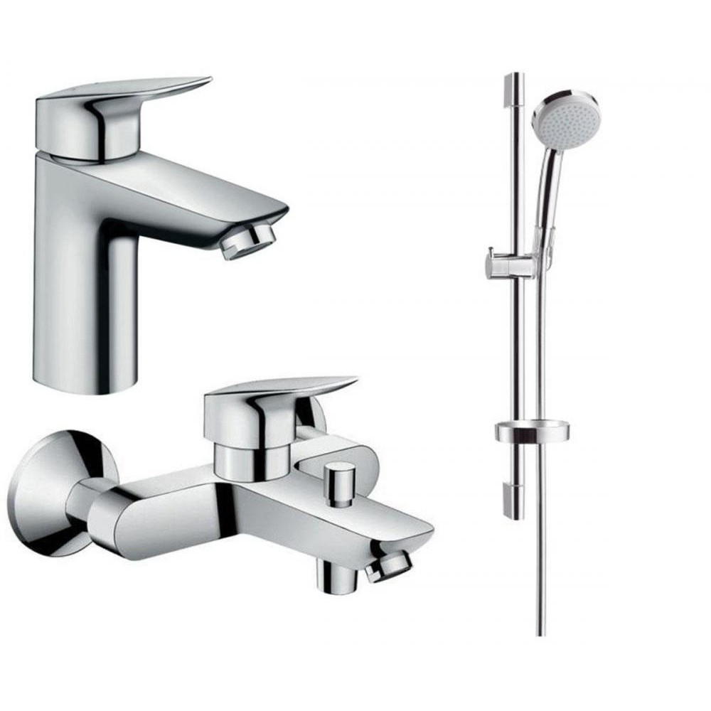 Набор смесителей для ванны Hansgrohe Logis 100 3в1 (711714311) фото