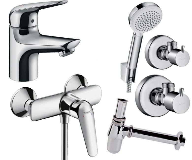 Набор смесителей для душа Hansgrohe Novus 70 5в1 (710262665) фото