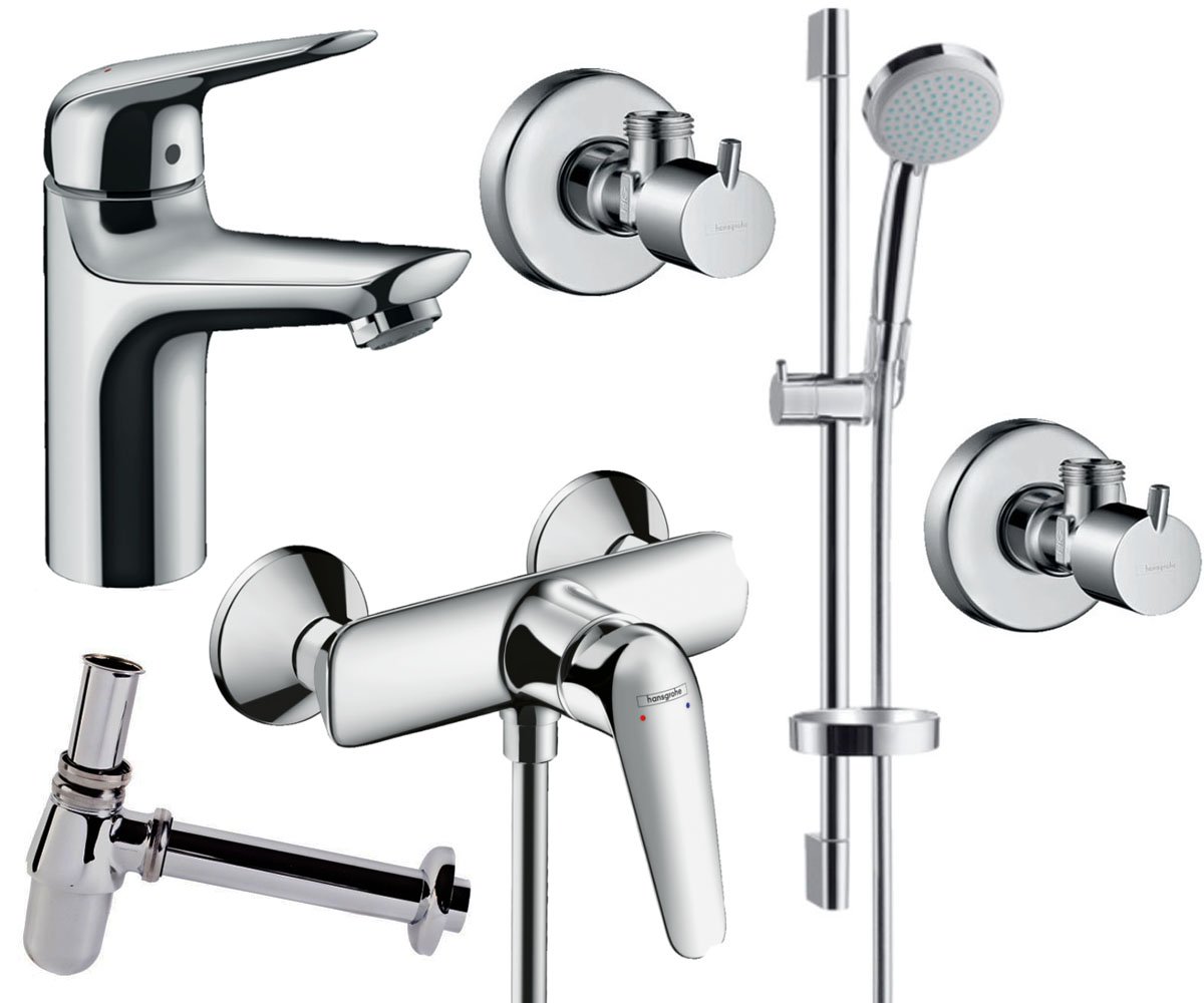 Набор смесителей для душа Hansgrohe Novus 100 5в1 (710362775) фото
