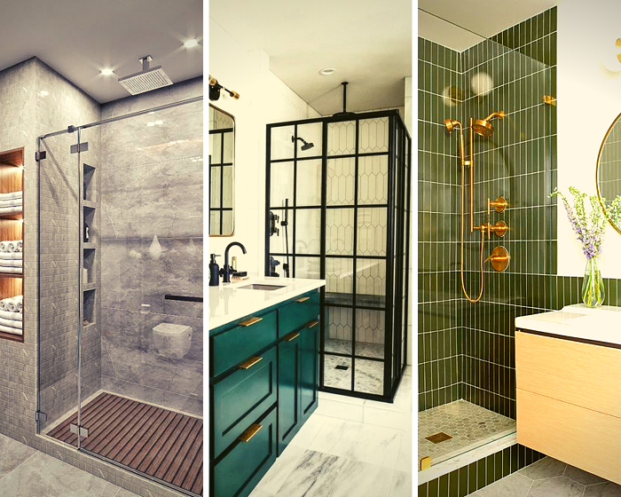 Дизайн душевой без кабины и поддона: дизайн-проект в квартире своими руками, фото душа в ванной