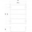 Полотенцесушитель электрический  Q-tap Standard  P5 500х700 LE (QTSTNDP5500700LE) 150649