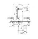 Смеситель для умывальника EMMEVI DECO ceramica (СR121643) 141579
