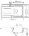 Кухонная мойка Schock PRIMUS D100 Alaska-55 (24044555) 7166