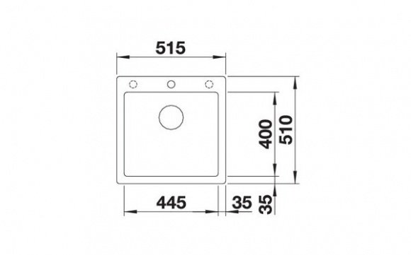 Кухонная мойка Blanco Pleon 5 Silgranit серый беж (521675)