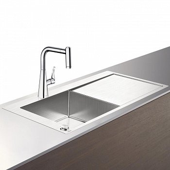 Кухонный комплект мойка со смесителем Hansgrohe C71-F450-11 (43229000) фото