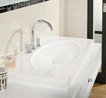 Умывальник Villeroy&Boch La Belle 100 см (6124G1R1) фото