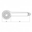 Ручной душ Q-Tap 1 режим  (QT03L) 192844