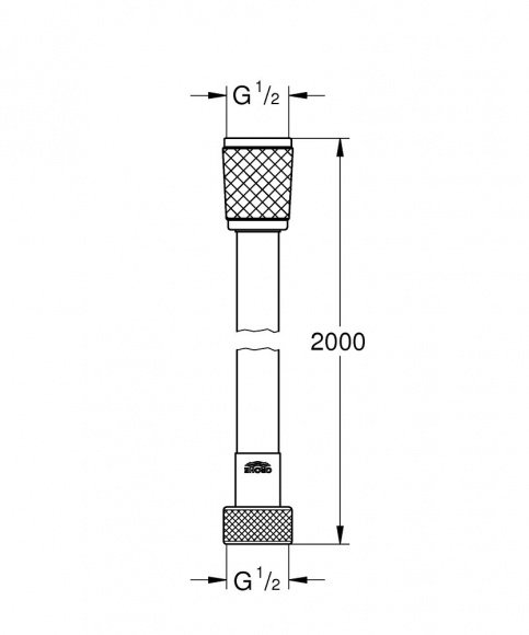 Душевой шланг Grohe Relexaflex 2.00 м (28155001)