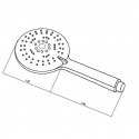 Ручной душ Q-Tap 5 режимов  (QT01L) 192846