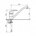 Кухонный смеситель EMMEVI Granit Luxor (NEO 7007R) 142236