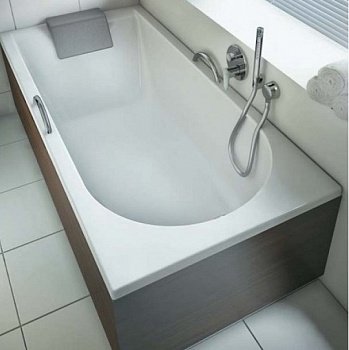 Ванна акриловая Kolo Mirra 160x75 прямоугольная + ножки + подголовник (XWP3360001) фото