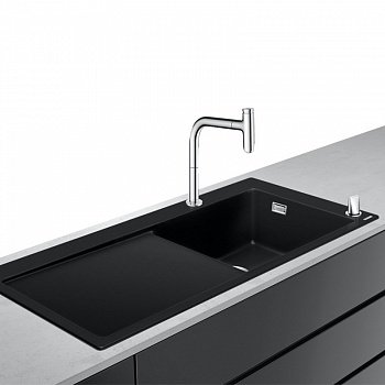 Кухонный комплект мойка со смесителем Hansgrohe C51-F450-08 (43219000) фото