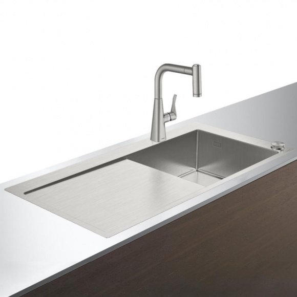 Кухонный комплект мойка со смесителем Hansgrohe C71-F450-02 (43208800)