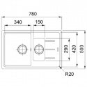 Кухонная мойка Franke BFG 651-78 шторм (114.0320.541) 38167