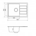 Кухонная мойка Vankor Easy EMP 02.62 Beige 140103