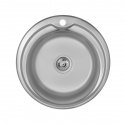 Кухонная нержавеющая мойка круглая Imperial 510-D Satin 08 (IMP510DSAT) 102588