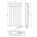 Полотенцесушитель электрический Laris Ларис П 500х900 подключение справа (72207029) 94286
