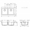 Кухонная мойка Hansgrohe S510-F770 двойная (43316380) 155220