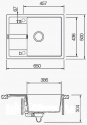 Кухонная мойка Schock DIY D100 S Croma-49 (15035049) 6957