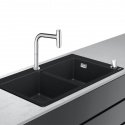 Кухонный комплект мойка со смесителем Hansgrohe C51-F770-10 (43221000) 202351