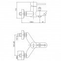 Смеситель для ванны Bianchi Style (NKSVSCSTY2004SKNKS) 113421