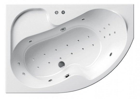 Гидромассажная ванна Ванна ROSA L 160х105 Beauty Pro антик (GMSR1252)