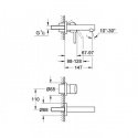 Смеситель для умывальника Grohe Concetto скрытого монтажа (19575001) 130643